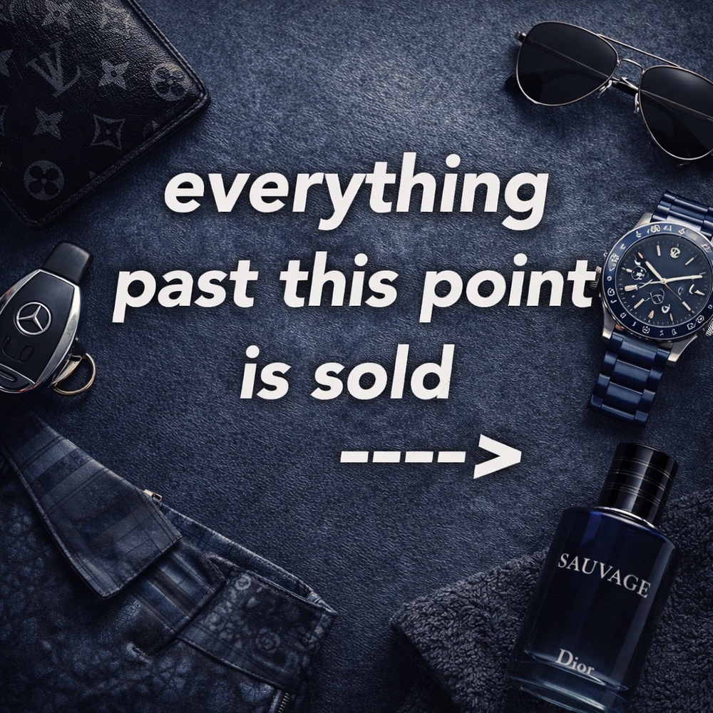 Everything passed this point is sold